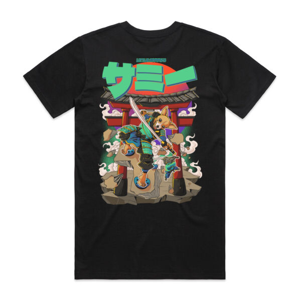 "Sammy the Samurai" T-shirt (Black) Thumbnail